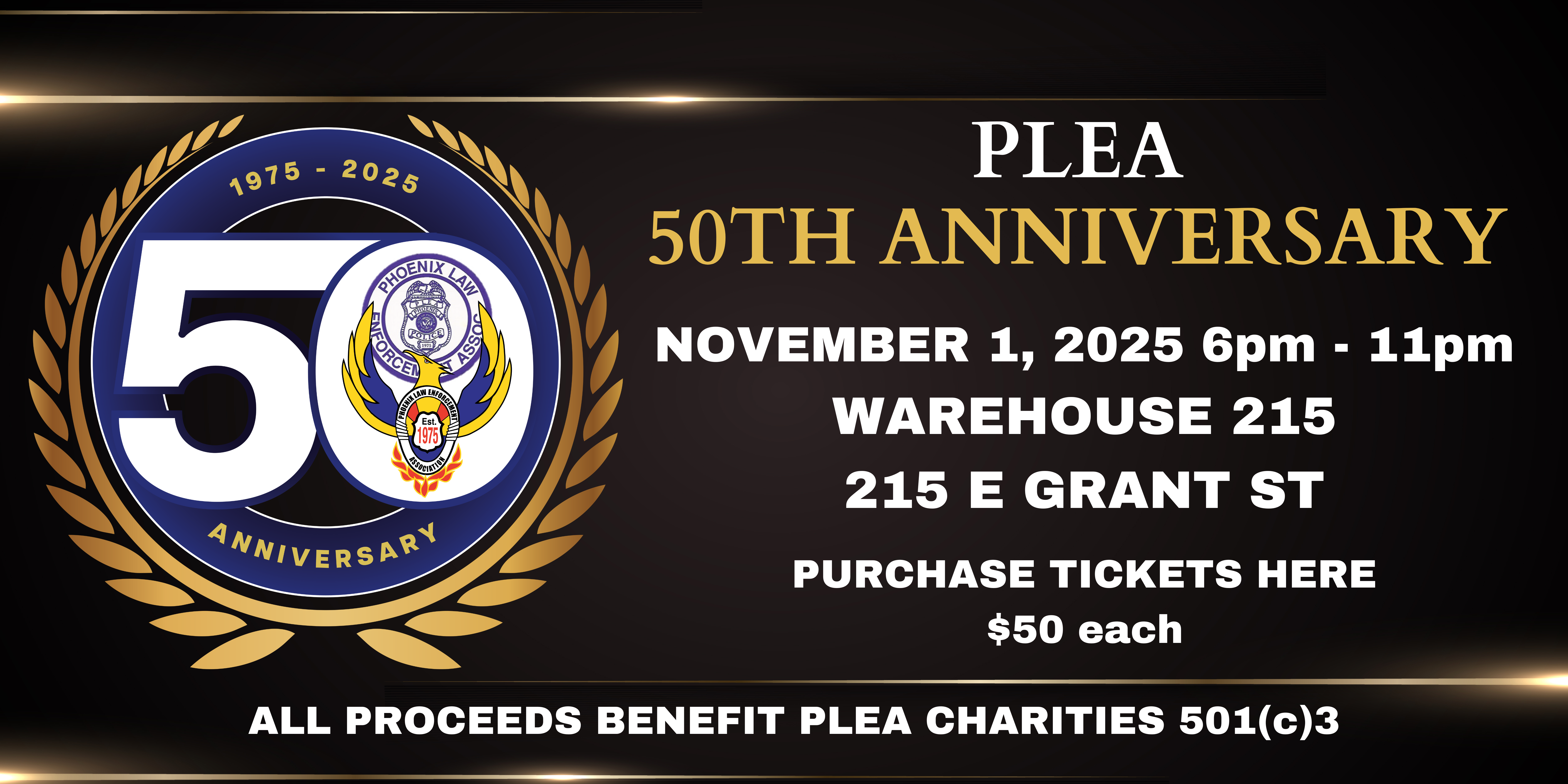 PLEA Banner_50th Anniversary
